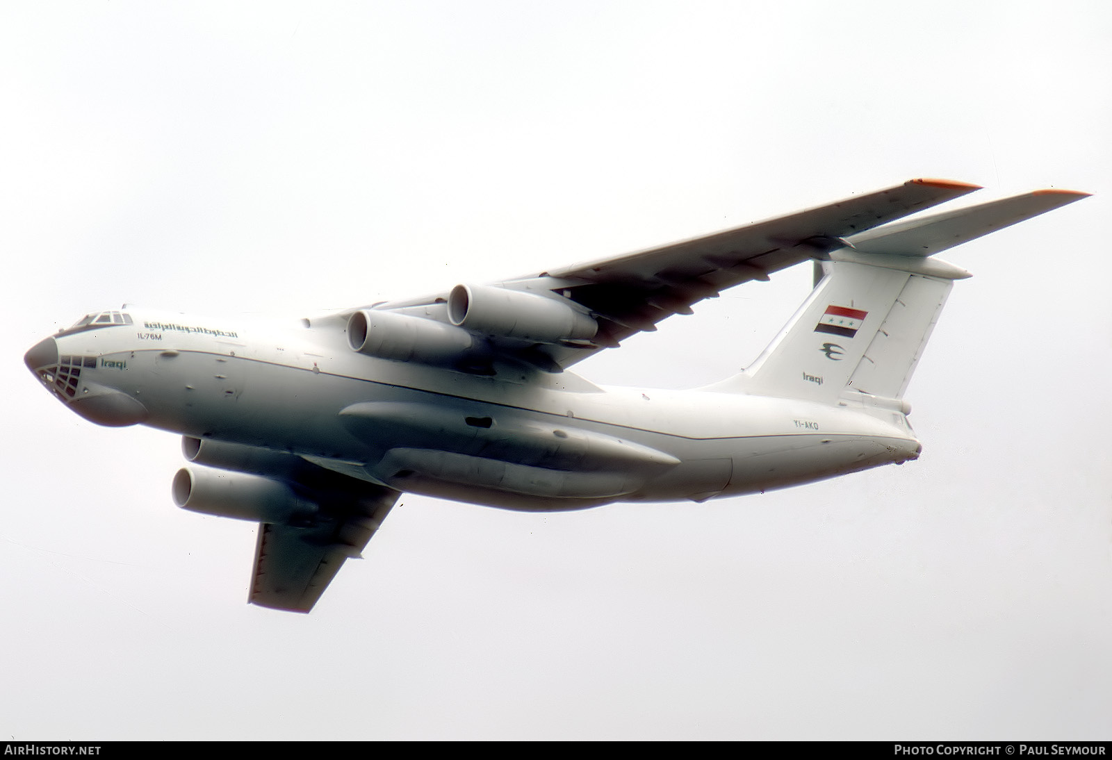 Aircraft Photo of YI-AKQ | Ilyushin Il-76M | Iraqi Airways | AirHistory.net #775660