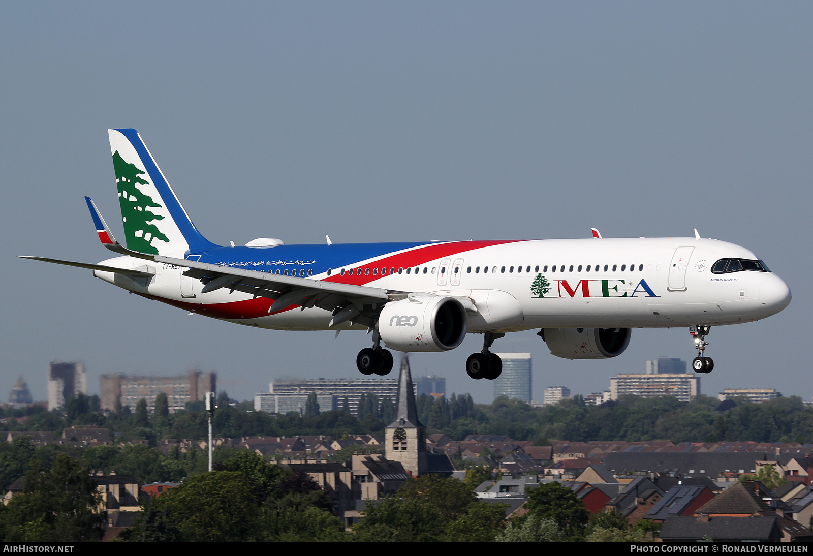 Aircraft Photo of T7-ME7 | Airbus A321-271NX | MEA - Middle East Airlines | AirHistory.net #775669