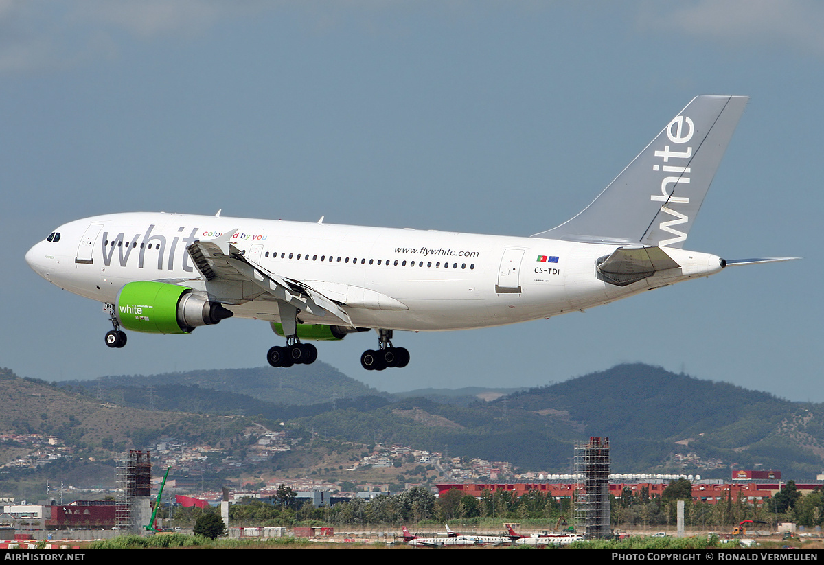 Aircraft Photo of CS-TDI | Airbus A310-304/ET | White Airways | AirHistory.net #775682