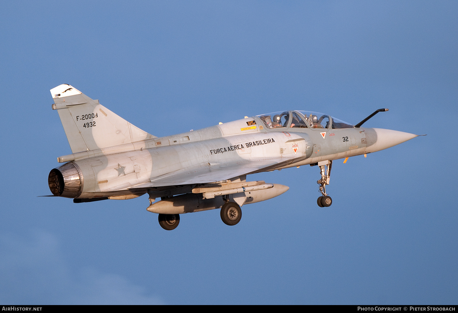 Aircraft Photo of 4932 | Dassault Mirage 2000B (F-2000B) | Brazil - Air Force | AirHistory.net #775699
