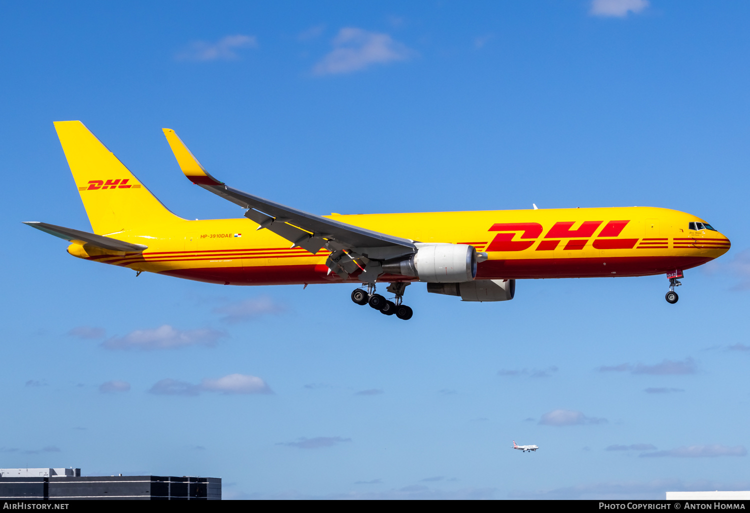 Aircraft Photo of HP-3910DAE | Boeing 767-316/ER(BCF) | DHL International | AirHistory.net #775709