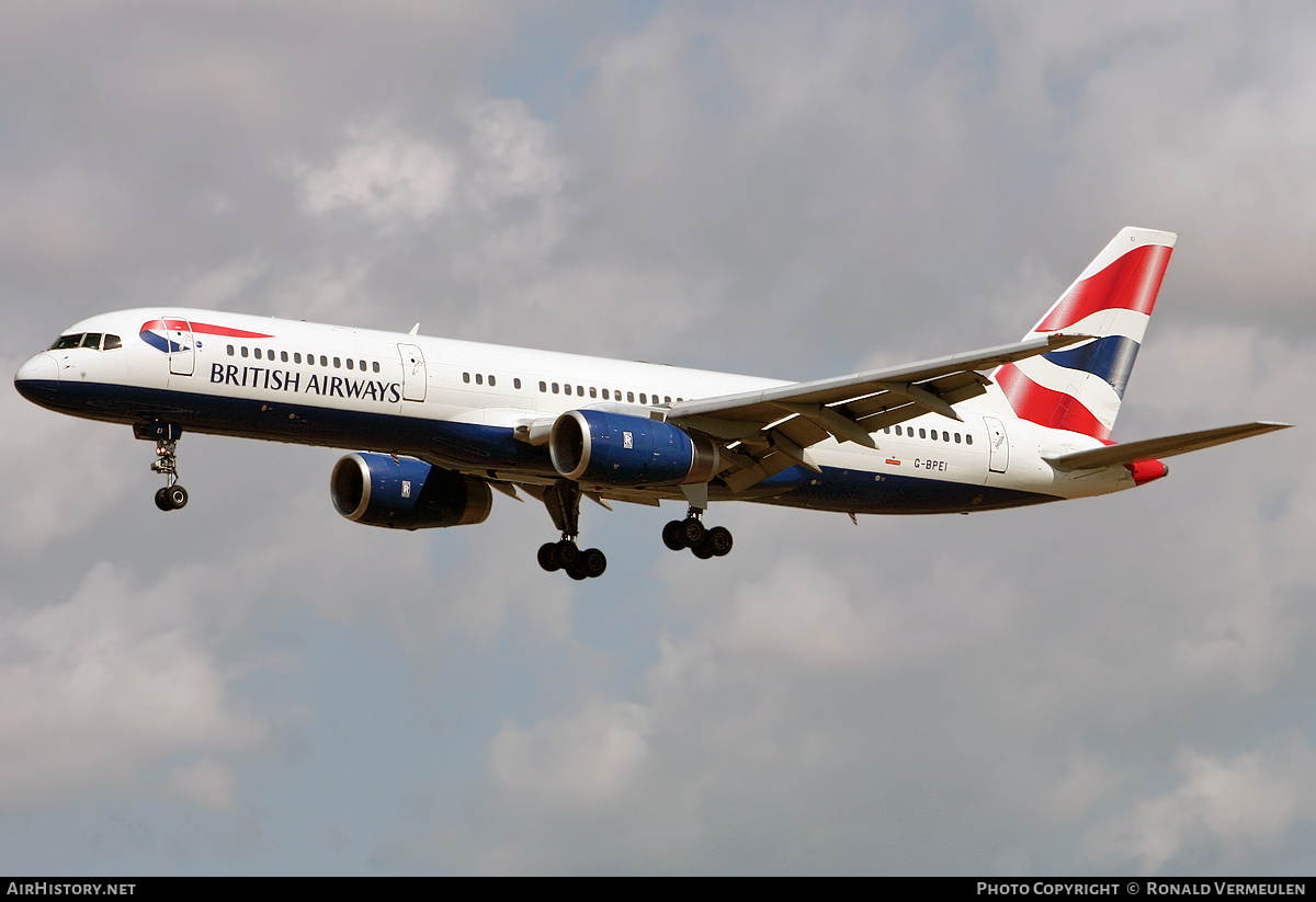 Aircraft Photo of G-BPEI | Boeing 757-236 | British Airways | AirHistory.net #775714