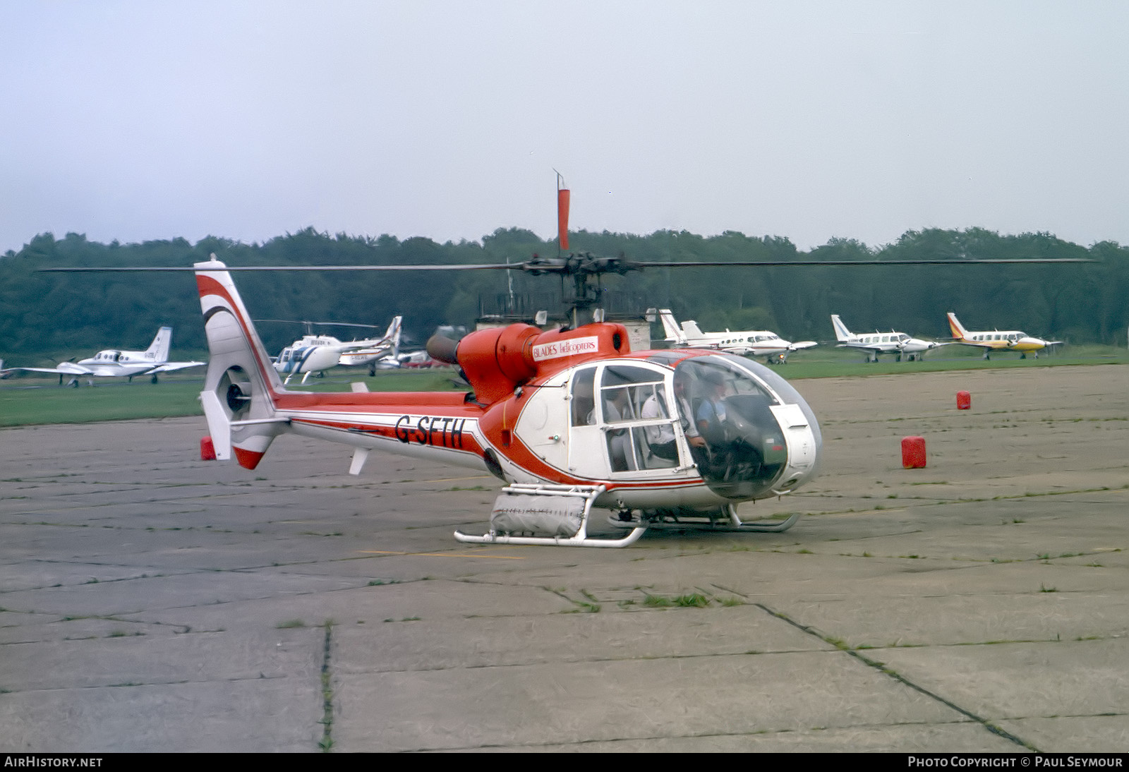 Aircraft Photo of G-SFTH | Aerospatiale SA-341G Gazelle | Blades Helicopters | AirHistory.net #775726