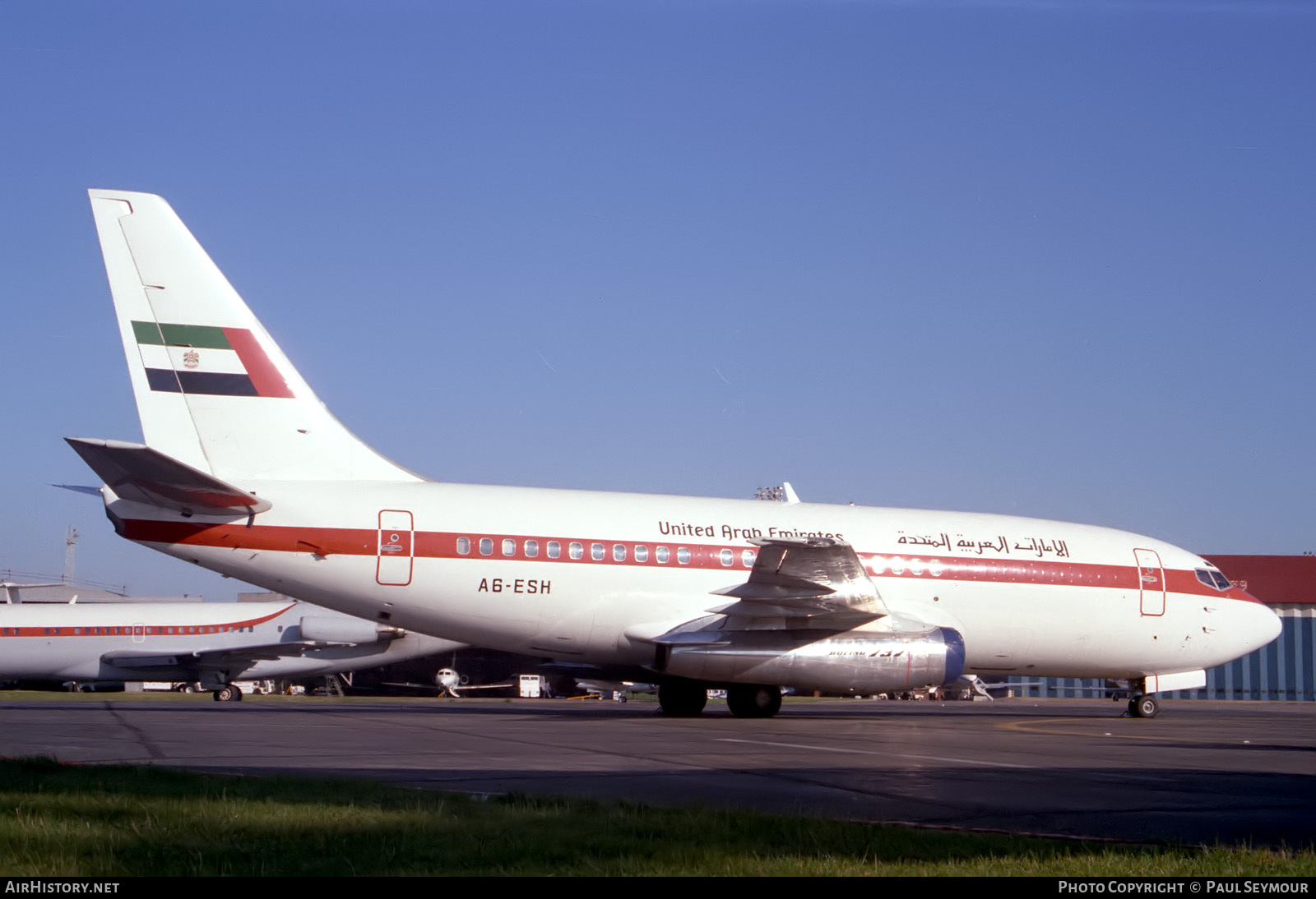 Aircraft Photo of A6-ESH | Boeing 737-2W8/Adv | United Arab Emirates Government | AirHistory.net #775735