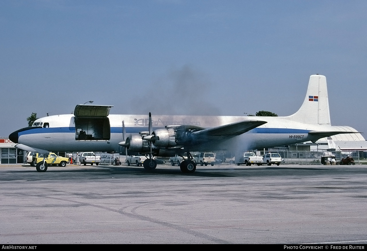 Aircraft Photo of HI-599CT | Douglas DC-7C(F) | Aerochago | AirHistory.net #775745