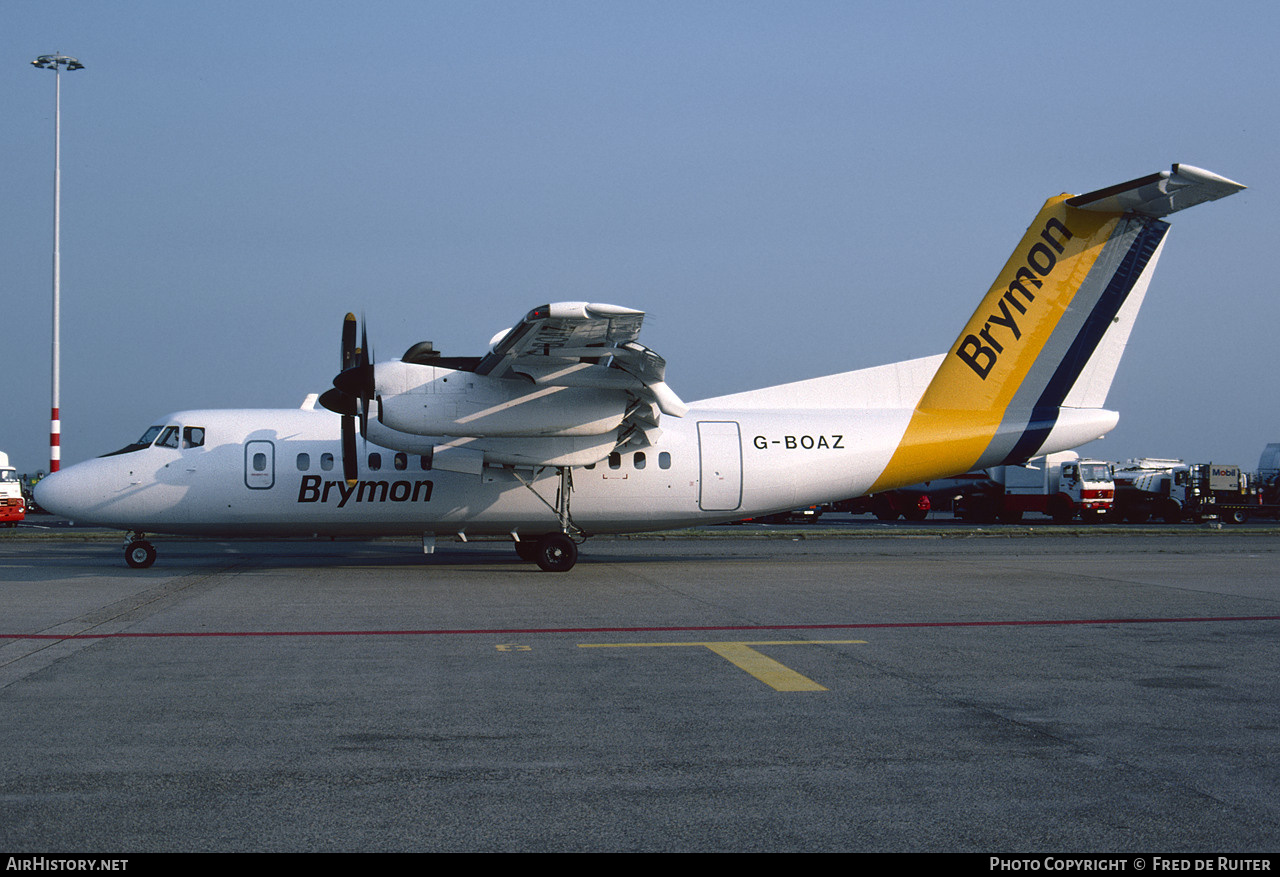 Aircraft Photo of G-BOAZ | De Havilland Canada DHC-7-102 Dash 7 | Brymon Airways | AirHistory.net #775770