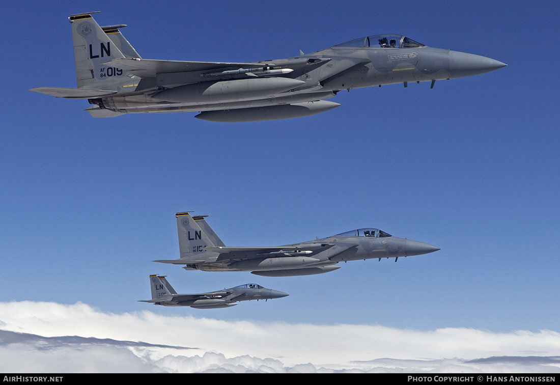 Aircraft Photo of 84-0019 / AF84-0019 | McDonnell Douglas F-15C Eagle | USA - Air Force | AirHistory.net #775834