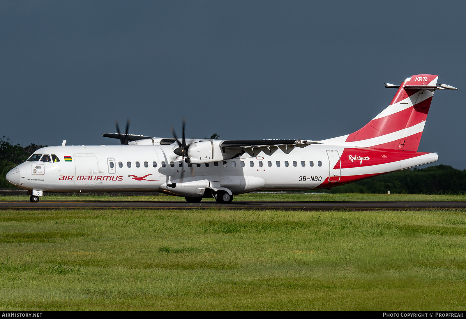 Aircraft Photo of 3B-NBO | ATR ATR-72-500 (ATR-72-212A) | Air Mauritius | AirHistory.net #775838