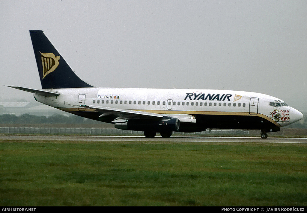 Aircraft Photo of EI-CJC | Boeing 737-204/Adv | Ryanair | AirHistory.net #775877