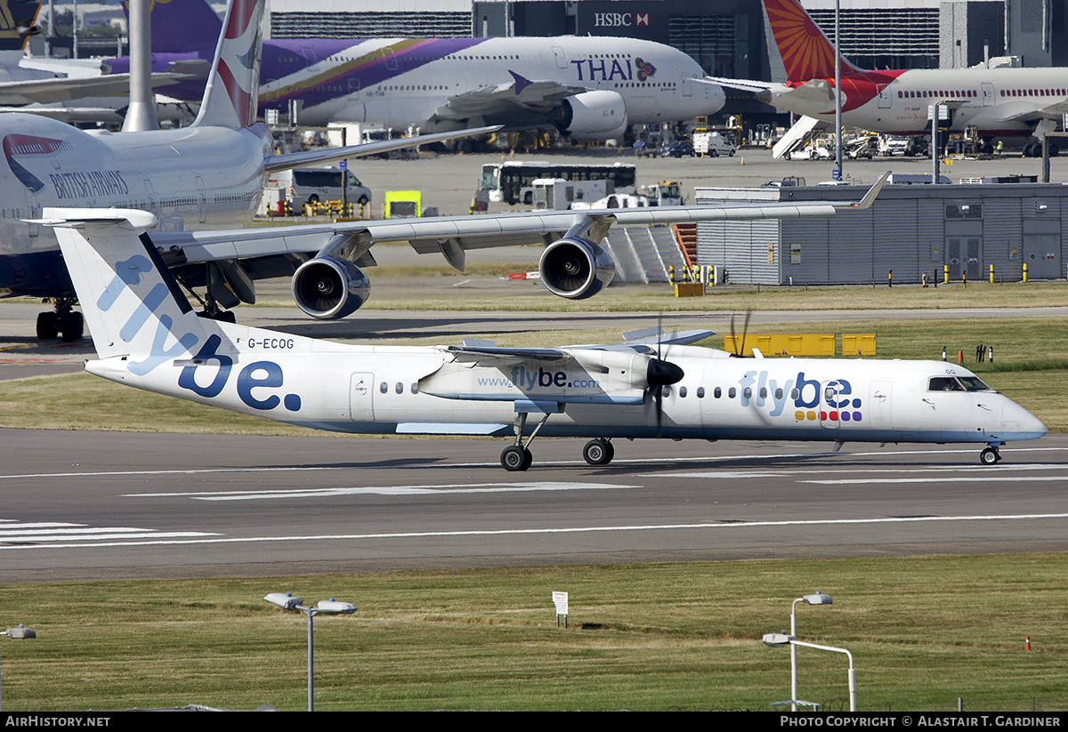 Aircraft Photo of G-ECOG | Bombardier DHC-8-402 Dash 8 | Flybe | AirHistory.net #775883