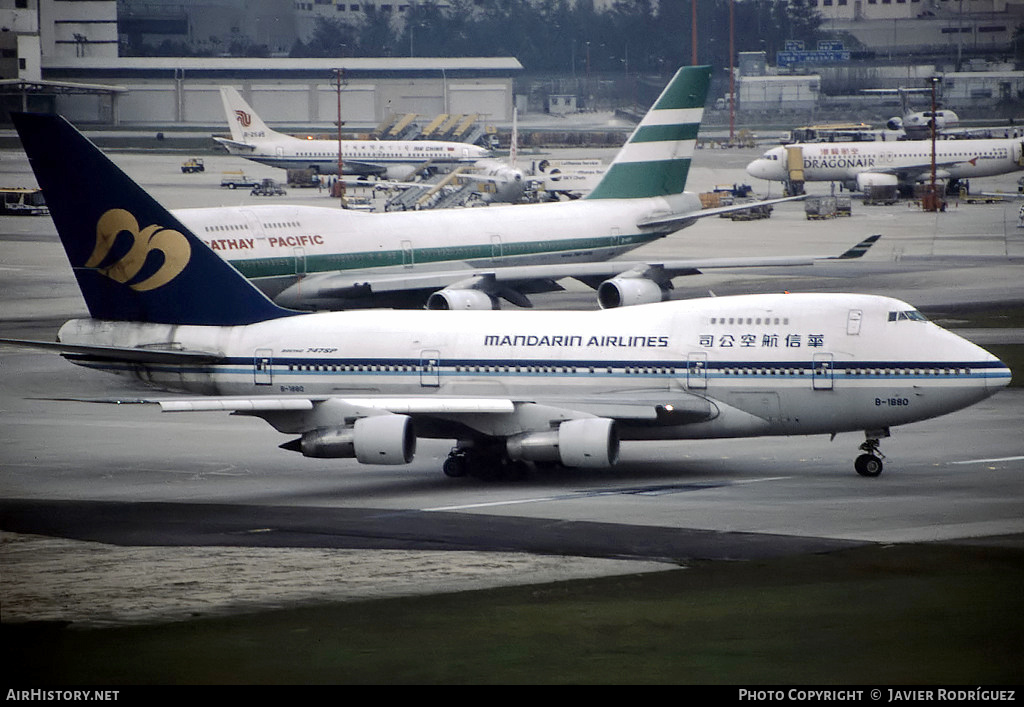 Aircraft Photo of B-1880 | Boeing 747SP-09 | Mandarin Airlines | AirHistory.net #775890