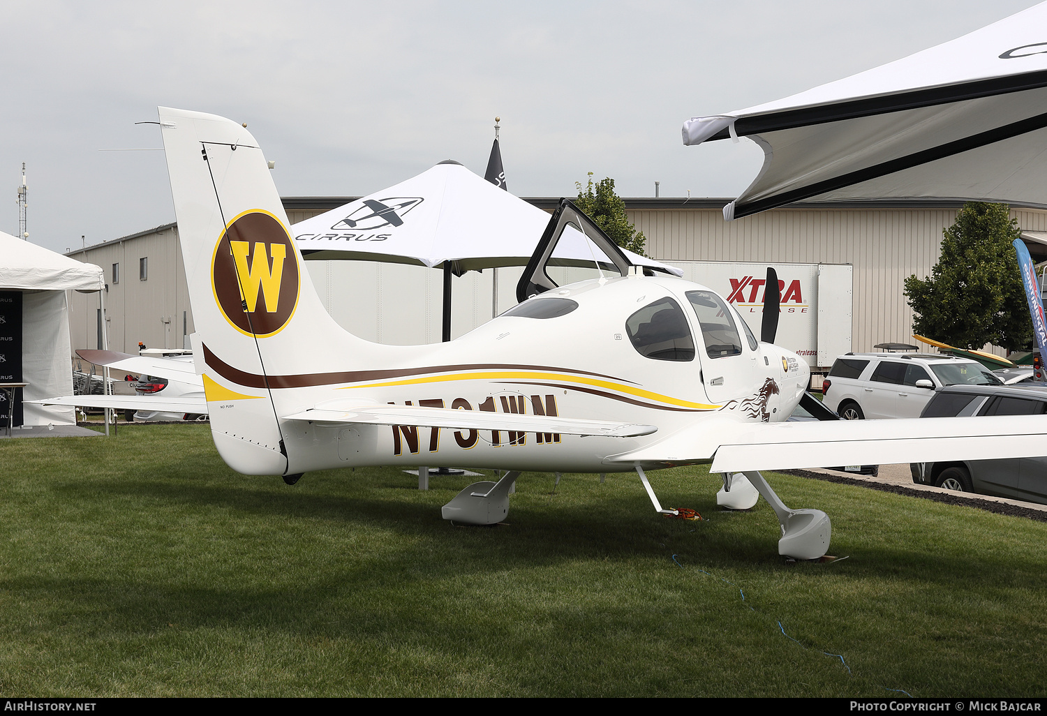Aircraft Photo of N731WM | Cirrus SR-20 G6 | Western Michigan University - WMU | AirHistory.net #775905