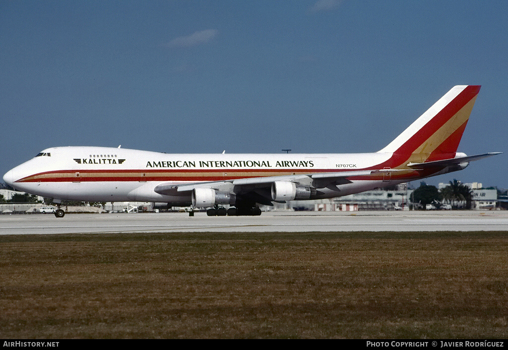 Aircraft Photo of N707CK | Boeing 747-269B(SF) | American International Airways | AirHistory.net #775914