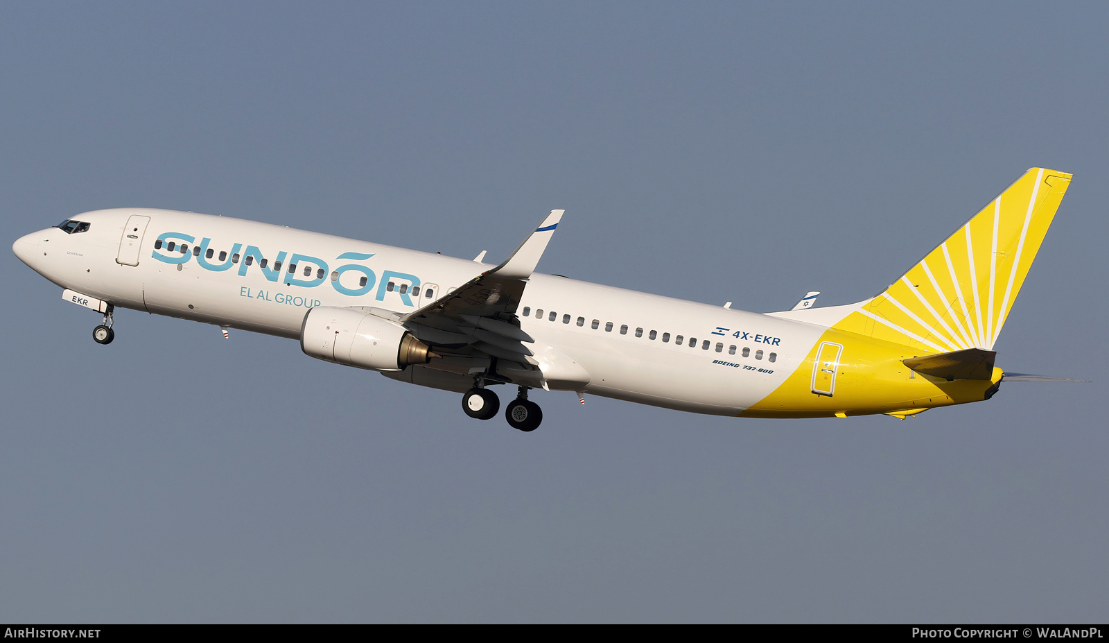 Aircraft Photo of 4X-EKR | Boeing 737-804 | Sun d'Or International Airlines | AirHistory.net #775923
