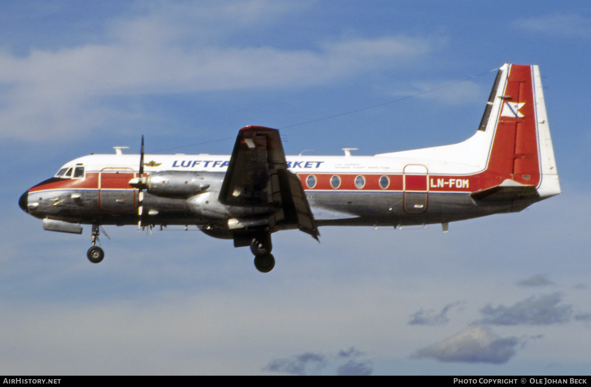 Aircraft Photo of LN-FOM | Hawker Siddeley HS-748 Srs2A/235 | Luftfartsverket | AirHistory.net #775925