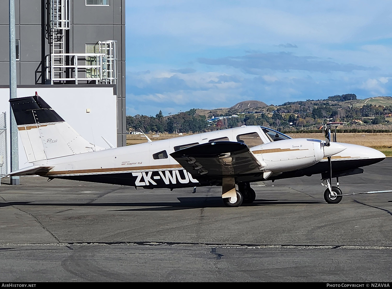 Aircraft Photo of ZK-WUG | Piper PA-34-200T Seneca II | Air Napier | AirHistory.net #775929