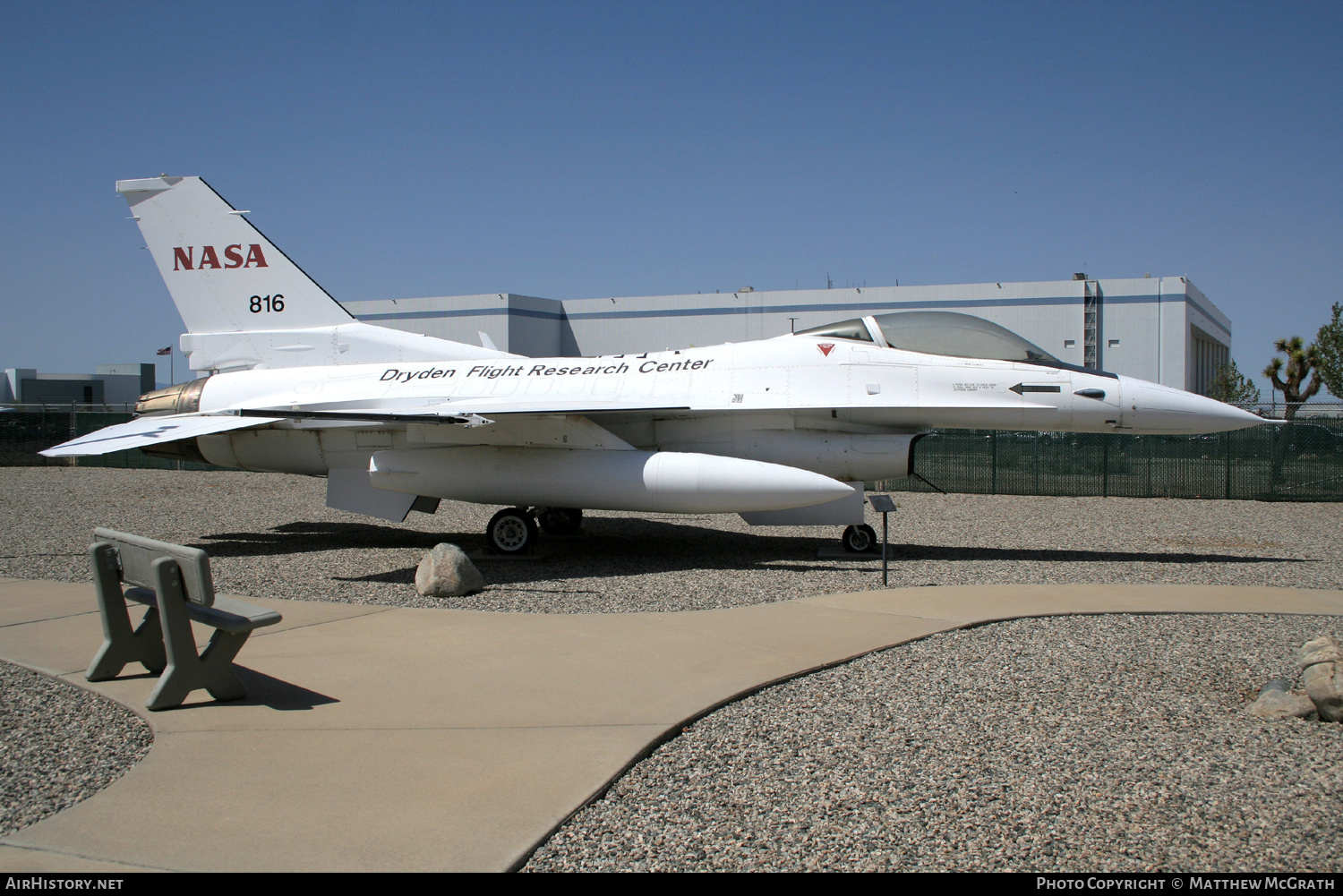 Aircraft Photo of N816NA | General Dynamics F-16A Fighting Falcon | NASA - National Aeronautics and Space Administration | AirHistory.net #775930