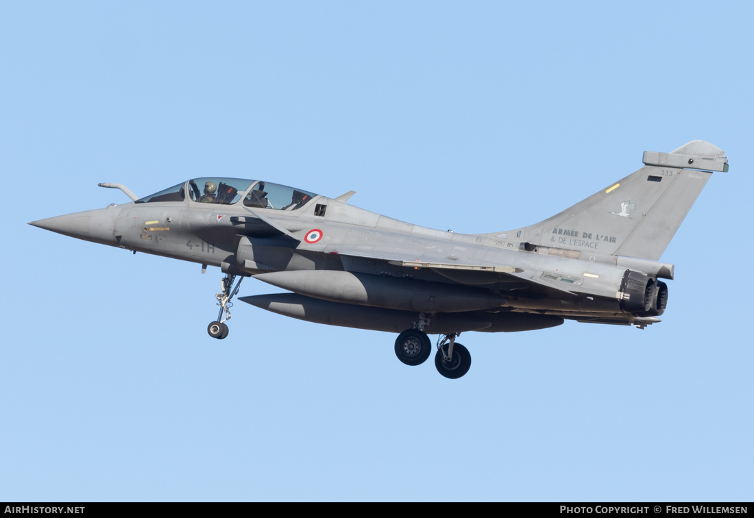 Aircraft Photo of 333 | Dassault Rafale B | France - Air Force | AirHistory.net #775931