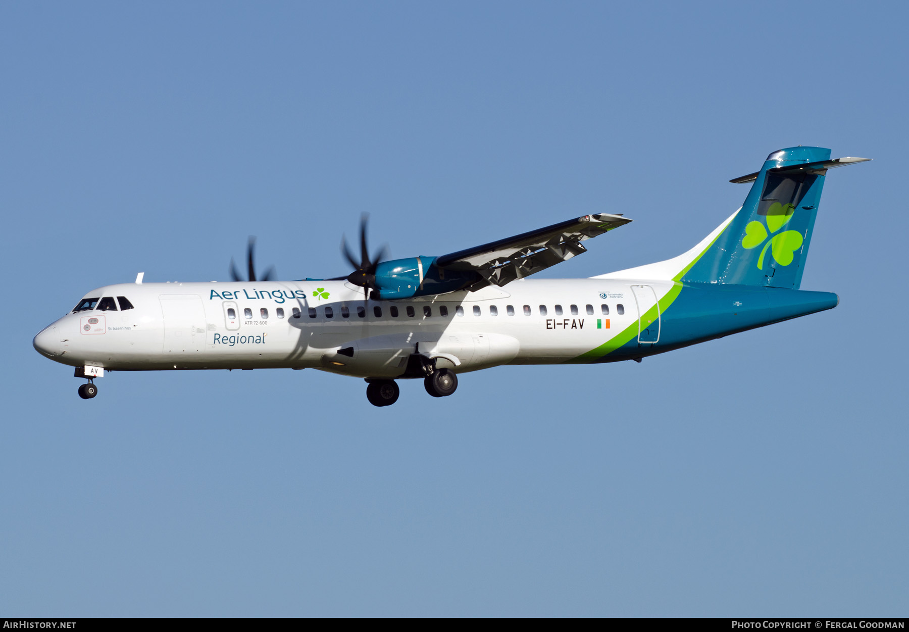 Aircraft Photo of EI-FAV | ATR ATR-72-600 (ATR-72-212A) | Aer Lingus Regional | AirHistory.net #775936