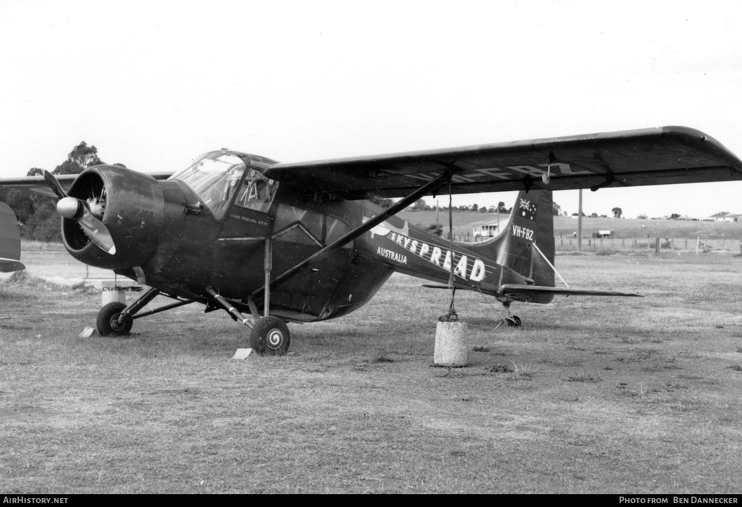 Aircraft Photo of VH-FBZ | Edgar Percival EP-9C Prospector | Skyspread | AirHistory.net #775957