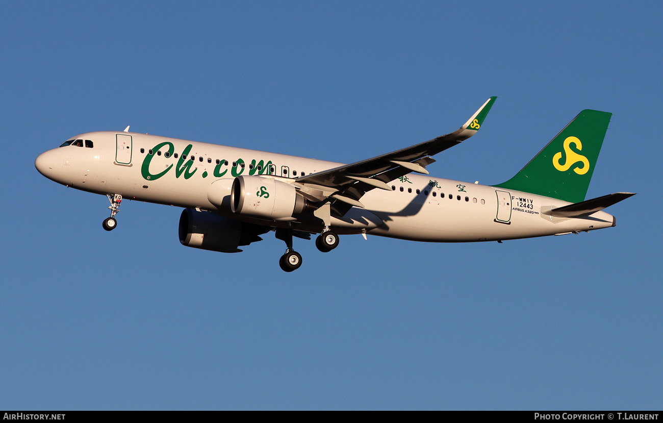 Aircraft Photo of F-WWIV | Airbus A320-251N | Spring Airlines | AirHistory.net #775991