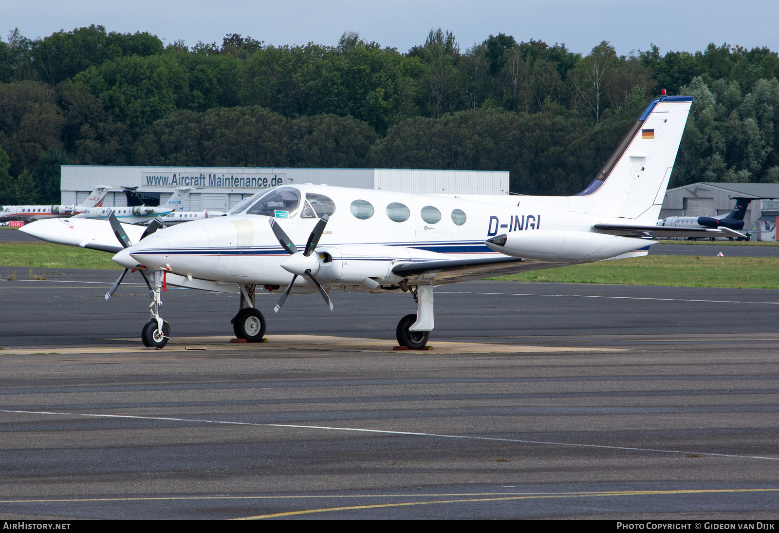 Aircraft Photo of D-INGI | Cessna 340A | AirHistory.net #776017
