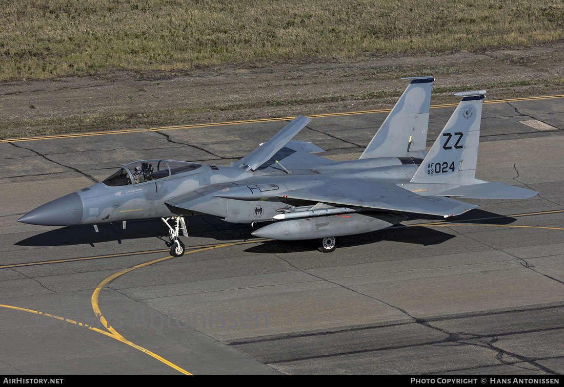 Aircraft Photo of 83-0024 / AF83-024 | McDonnell Douglas F-15C Eagle | USA - Air Force | AirHistory.net #776038
