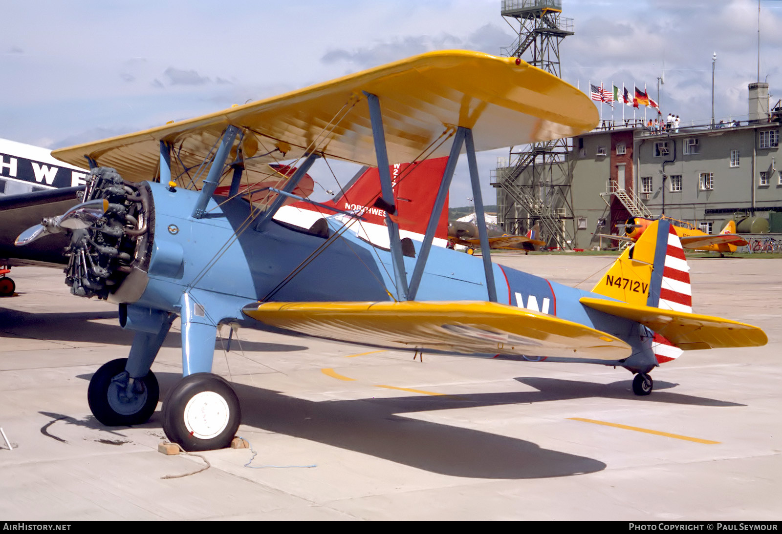 Aircraft Photo of N4712V | Boeing PT-13D/R985 Kaydet (E75) | USA - Air Force | AirHistory.net #776050