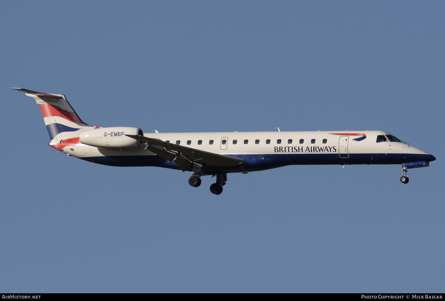 Aircraft Photo of G-EMBF | Embraer ERJ-145EU (EMB-145EU) | British Airways | AirHistory.net #776106