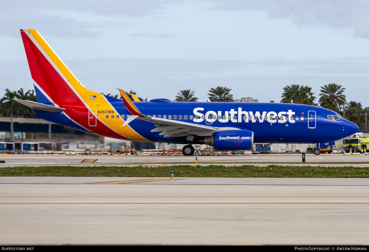 Aircraft Photo of N267WN | Boeing 737-7H4 | Southwest Airlines | AirHistory.net #776158
