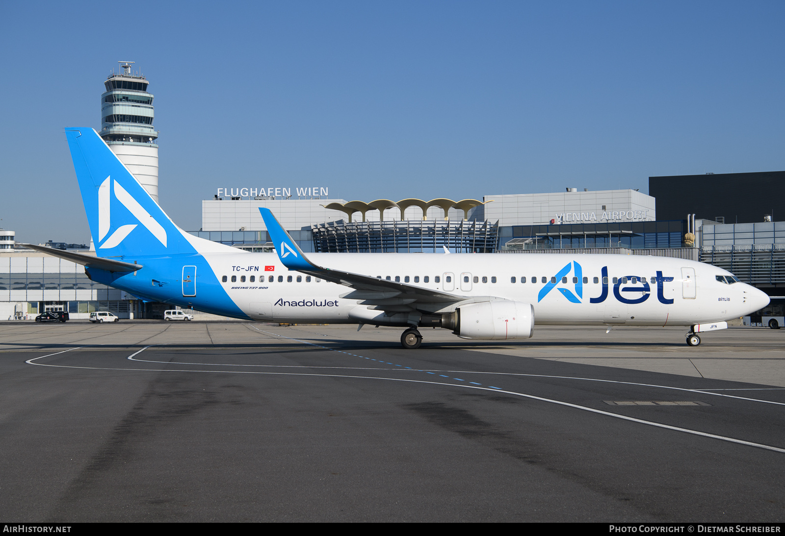 Aircraft Photo of TC-JFN | Boeing 737-8F2 | AJet - AnadoluJet | AirHistory.net #776160