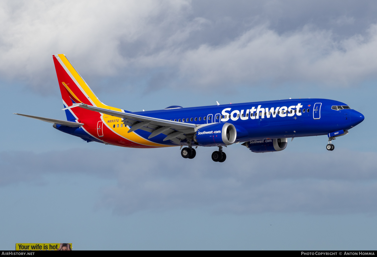 Aircraft Photo of N8937Q | Boeing 737-8 Max 8 | Southwest Airlines | AirHistory.net #776162