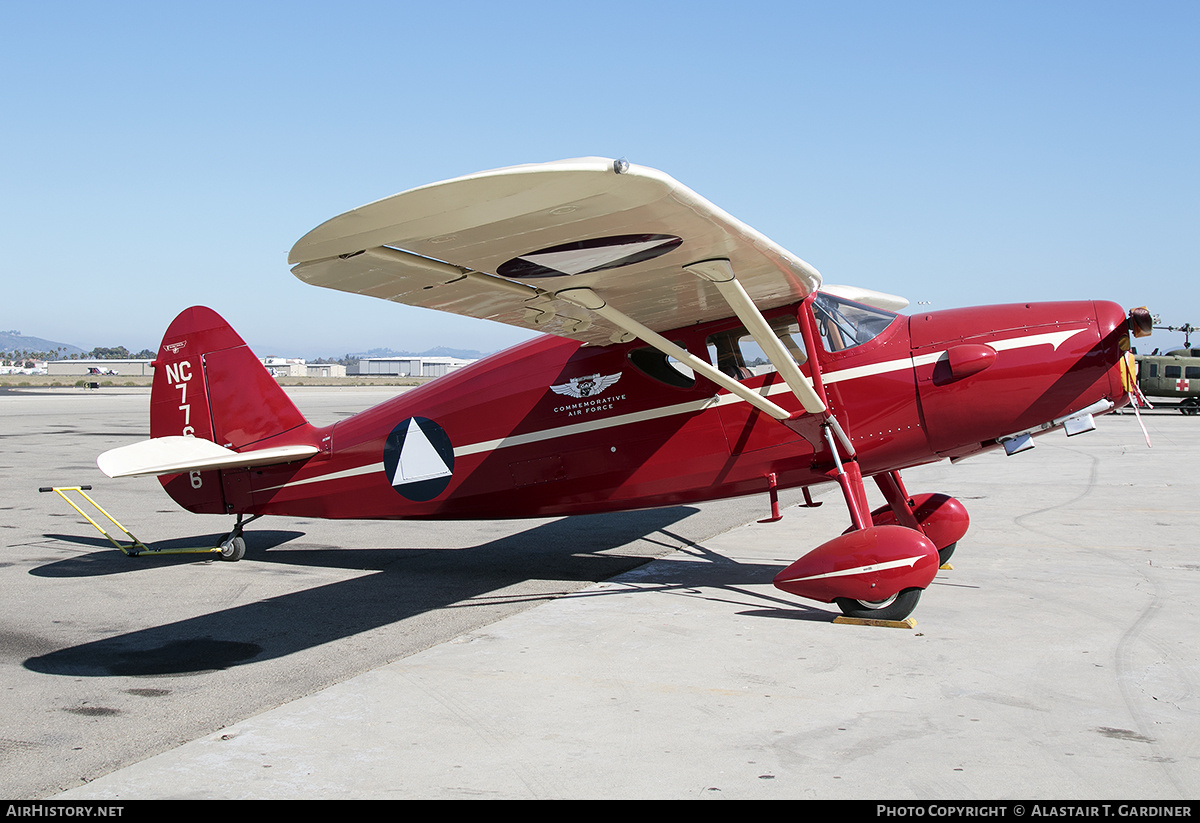 Aircraft Photo of NC77696 | Fairchild 24R-46 | Commemorative Air Force | Civil Air Patrol | AirHistory.net #776163