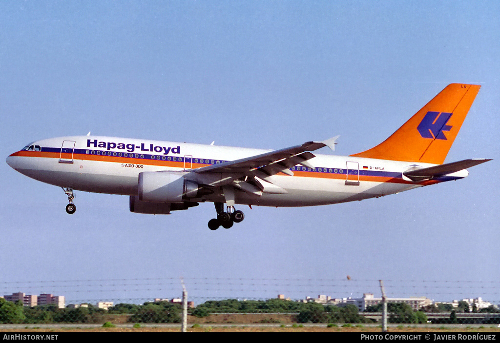 Aircraft Photo of D-AHLA | Airbus A310-304 | Hapag-Lloyd | AirHistory.net #776195