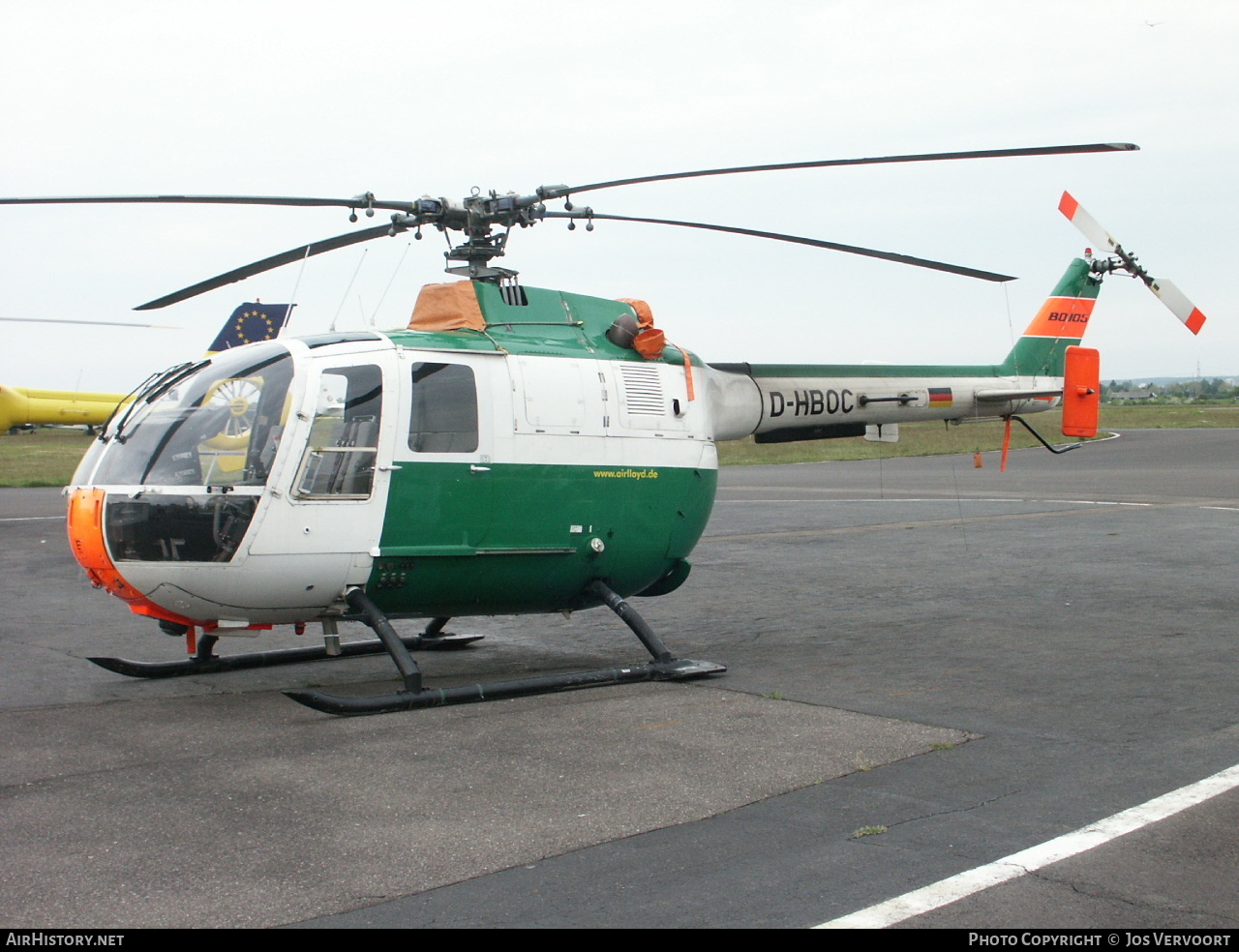 Aircraft Photo of D-HBOC | MBB BO-105C | Air Lloyd | AirHistory.net #776209