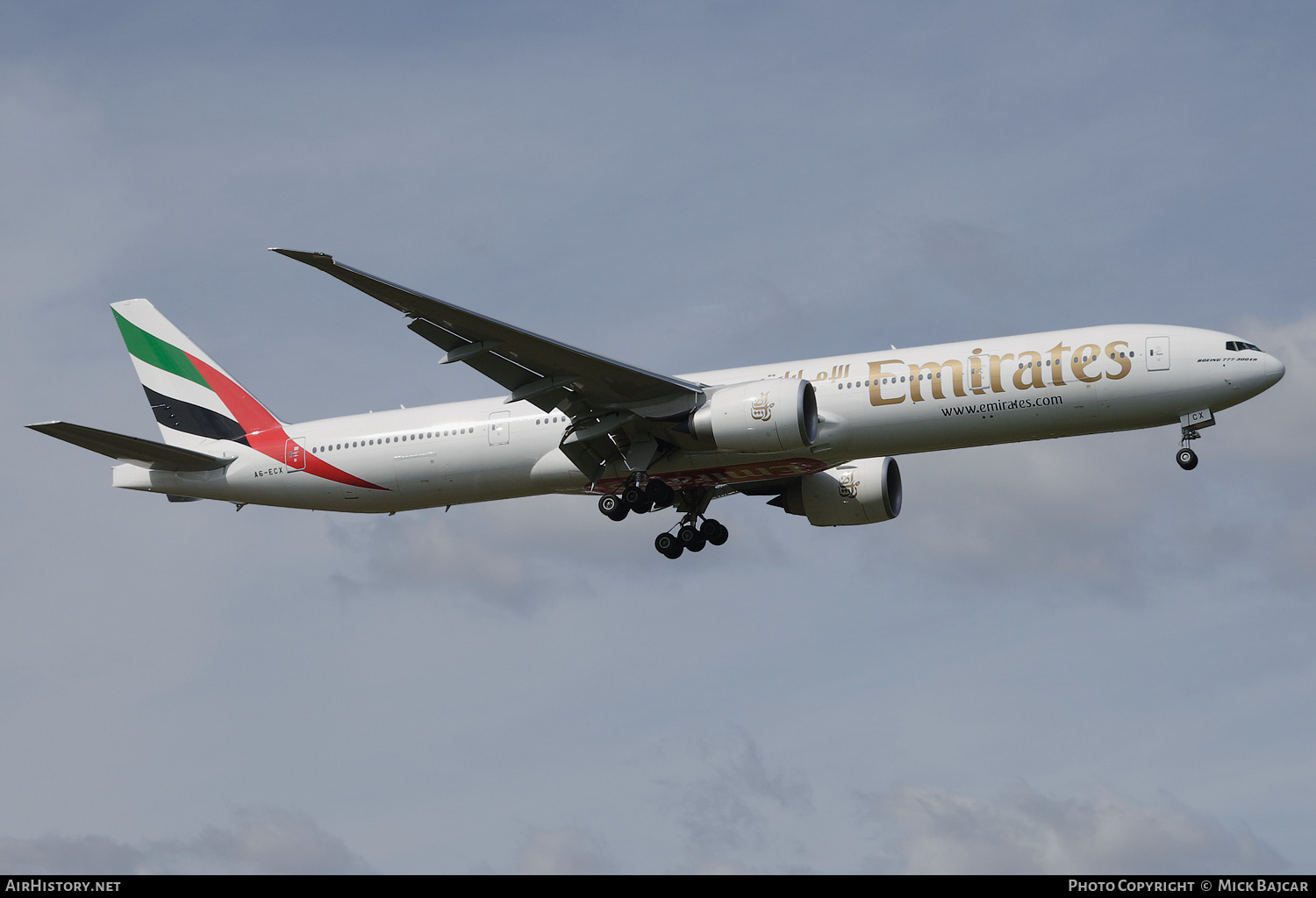 Aircraft Photo of A6-ECX | Boeing 777-31H/ER | Emirates | AirHistory.net #776217