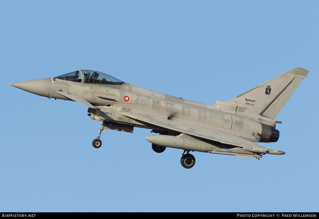 Aircraft Photo of MM7303 | Eurofighter F-2000A Typhoon | Italy - Air Force | AirHistory.net #776224