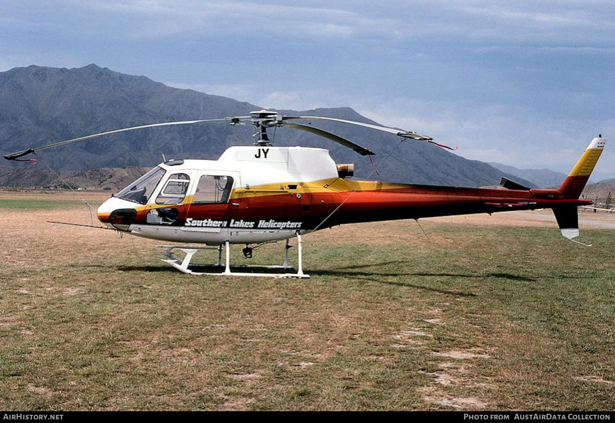 Aircraft Photo of ZK-HJY / JY | Aerospatiale AS-350BA Squirrel | Southern Lakes Helicopters | AirHistory.net #776237