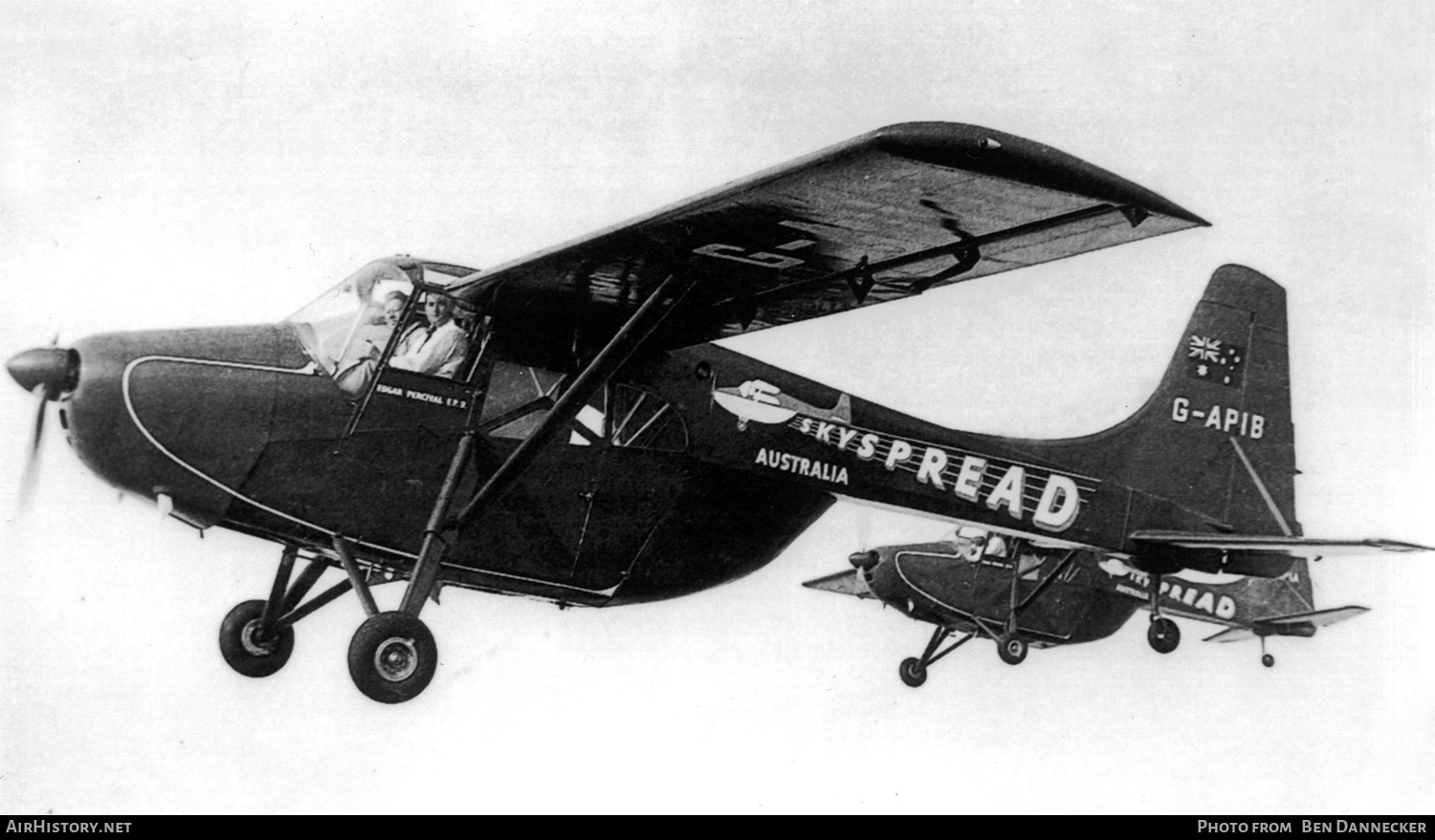 Aircraft Photo of G-APIB | Edgar Percival EP-9 Prospector | Skyspread | AirHistory.net #776238