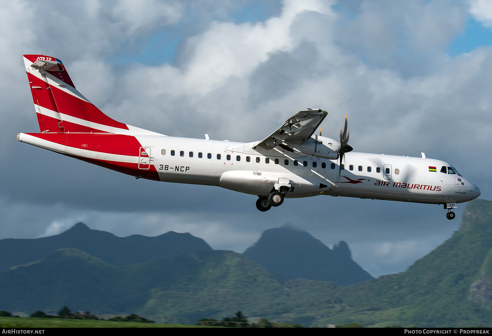 Aircraft Photo of 3B-NCP | ATR ATR-72-600 (ATR-72-212A) | Air Mauritius | AirHistory.net #776263