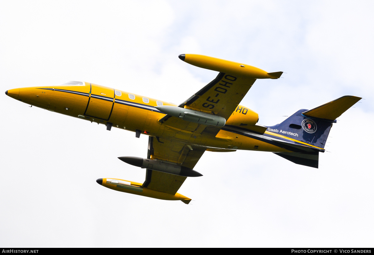 Aircraft Photo of SE-DHO | Gates Learjet 35A | Saab Technologies | AirHistory.net #776302