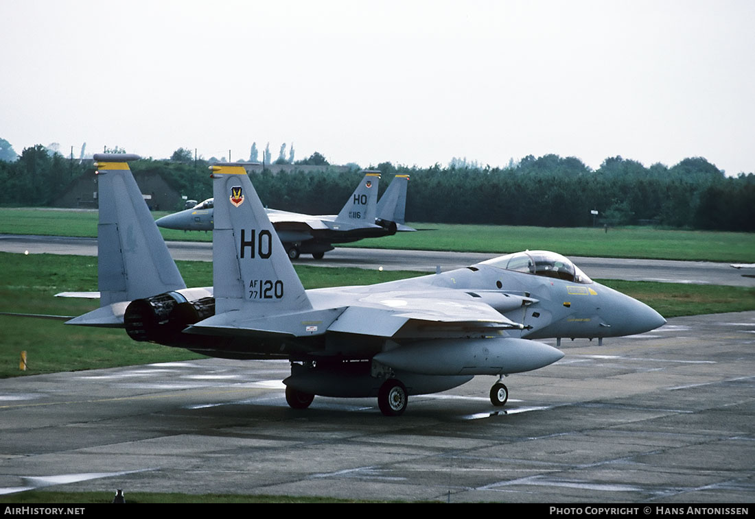Aircraft Photo of 77-0120 / AF77-120 | McDonnell Douglas F-15A Eagle | USA - Air Force | AirHistory.net #776306