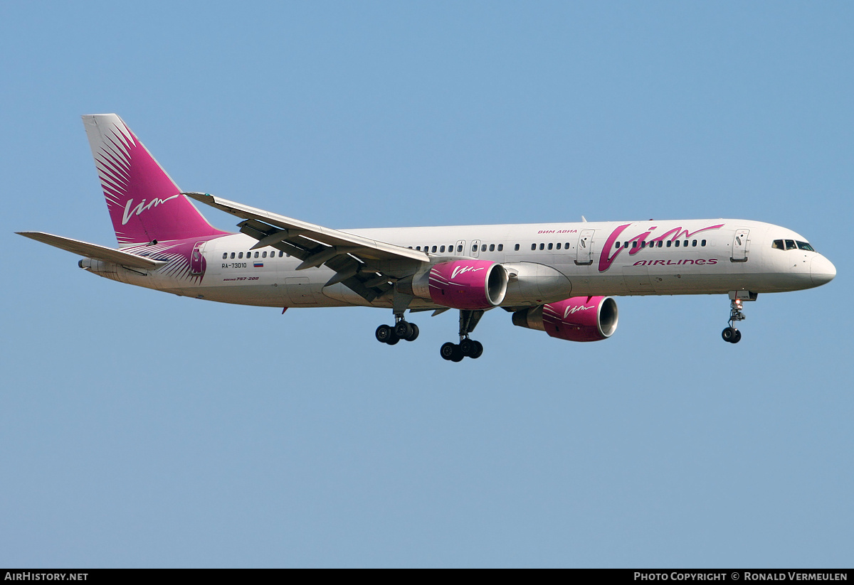 Aircraft Photo of RA-73010 | Boeing 757-230 | VIM Airlines | AirHistory.net #776362
