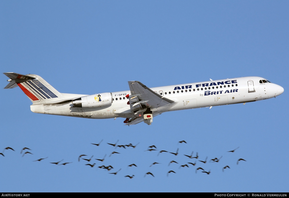 Aircraft Photo of F-GPXD | Fokker 100 (F28-0100) | Air France | AirHistory.net #776365