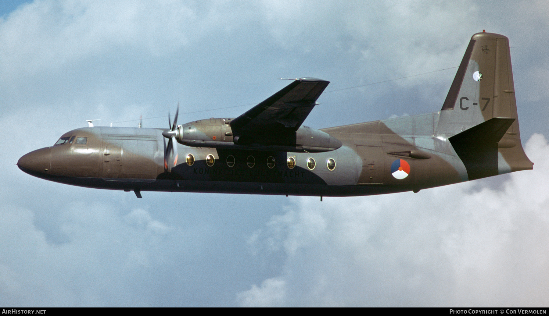 Aircraft Photo of C-7 | Fokker F27-300M Troopship | Netherlands - Air Force | AirHistory.net #776405