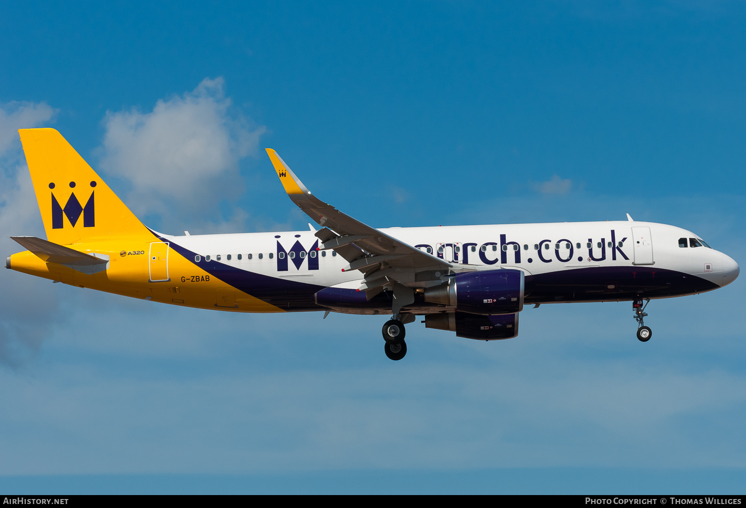 Aircraft Photo of G-ZBAB | Airbus A320-214 | Monarch Airlines | AirHistory.net #776420