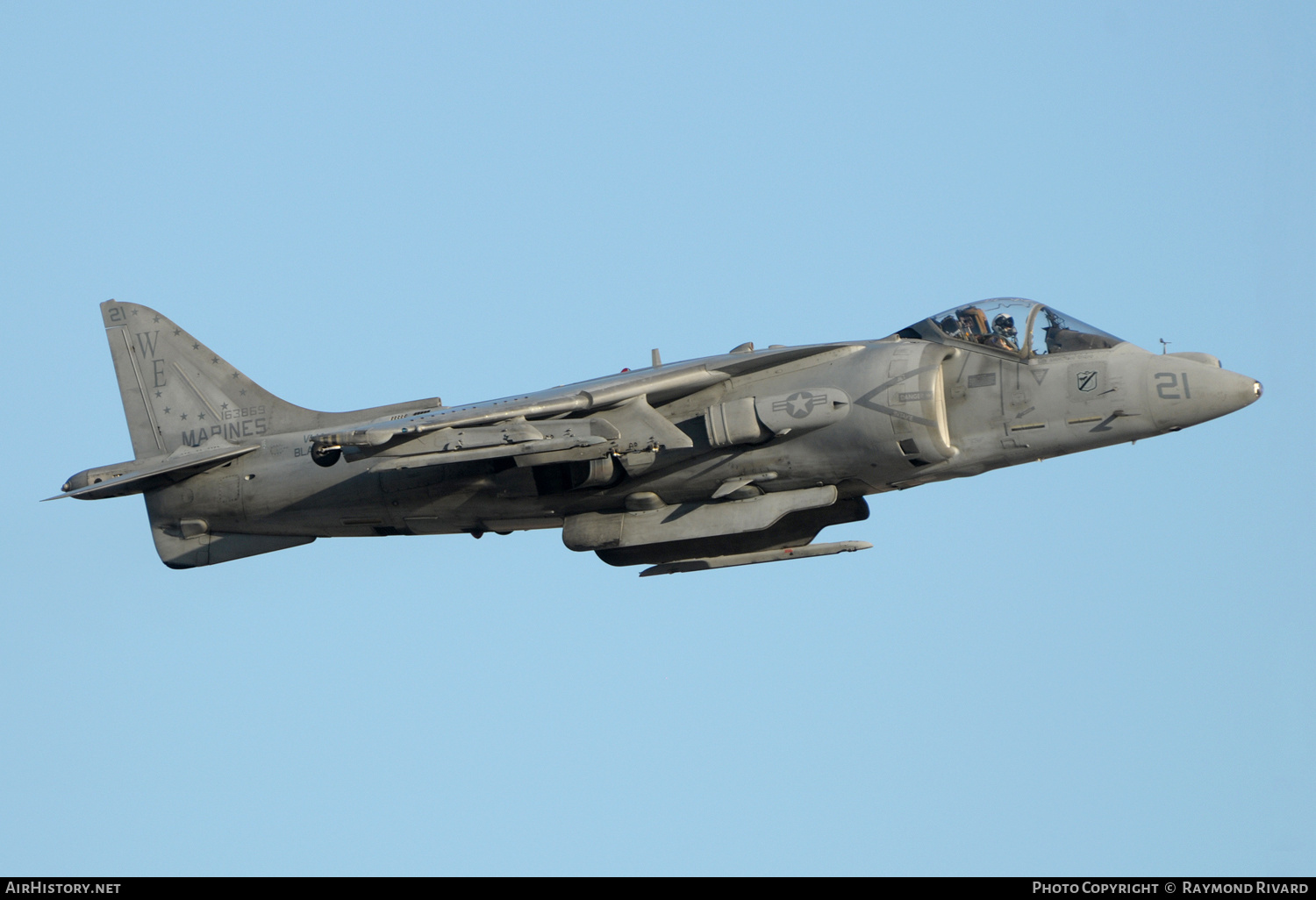 Aircraft Photo of 163869 | Boeing AV-8B Harrier II+ | USA - Marines | AirHistory.net #776442