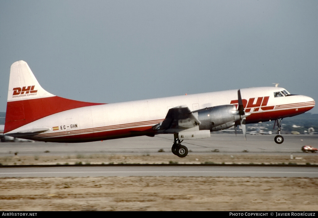 Aircraft Photo of EC-GHN | Convair 580/F | DHL Worldwide Express | AirHistory.net #776453