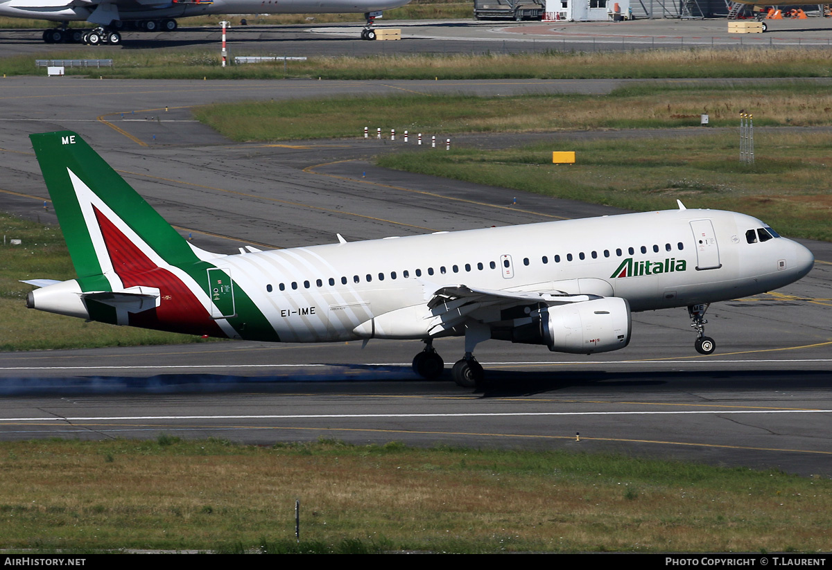 Aircraft Photo of EI-IME | Airbus A319-112 | Alitalia | AirHistory.net #776456
