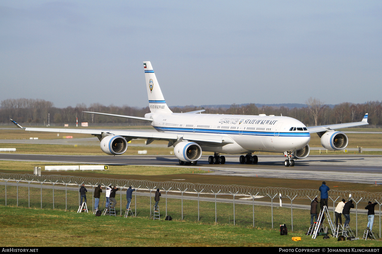 Aircraft Photo of 9K-GBB | Airbus A340-541 | State of Kuwait | AirHistory.net #776460